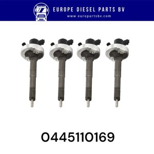Reman Bosch Diesel Injector 0445110169 0445110881 16600DC000 7701058110 7485001659BX 7701061090 For Nissan Renault Mascott 3.0L