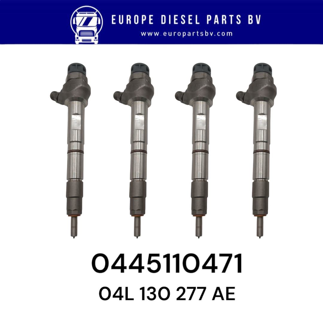 Bosch 0445110471 0445110470 04L130277AE 04L130277K 04L130277C For Audi A3/A4/A5/A6/Q3/Q5 Seat Skoda VW 2.0L Common Rail Fuel Diesel Injector