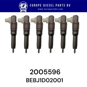 Delphi BEBJ1D02001 DAF 2005596 For MX17 460HP Engine F2P Smart Injector Euro 6