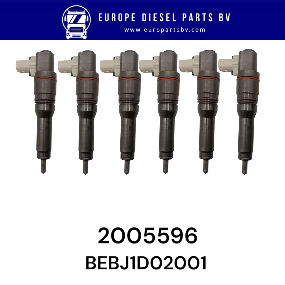 Delphi BEBJ1D02001 DAF 2005596 For MX17 460HP Engine F2P Smart Injector Euro 6