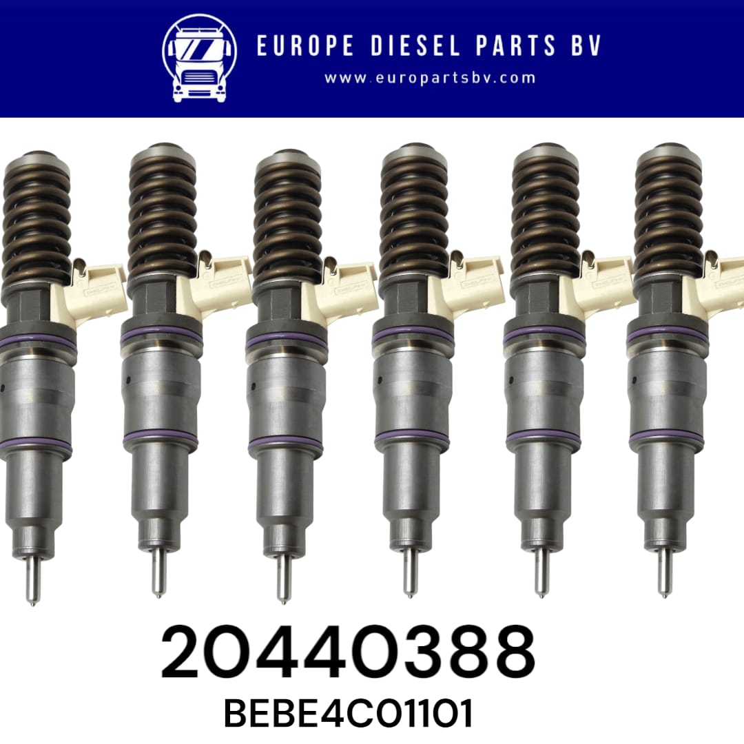 Delphi BEBE4C01101 BEBE4C13001 BEBE4C01001 Volvo Trucks 20440388 21586284 85000071 3803654 For D9-D12D 340/380 TAD942VE TAD943VE TAD951VE TAD952VE EUI Diesel Injector Euro 3