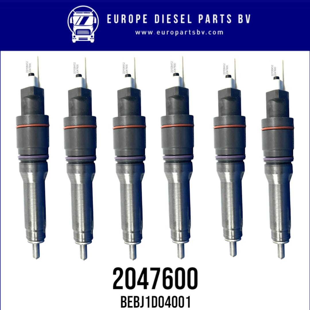 Delphi BEBj1D04001 Daf 2047600 2411620 For MX13 MY17 480/530HP Engine F2P Smart Injector Euro 6