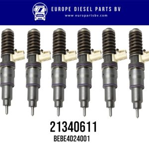 Delphi BEBE4D24001 Volvo Trucks & Volvo Penta 21340611 7421340611 21371672 9021371672 20972225 7420972225 85000497 20584345 85003263 3801618 EUI Diesel Injector Euro 5