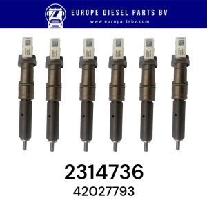 Delphi 42027793 Daf 2314736 DAF MX 11 MY 21 Paccar 2314736 Fuel Injector 212940195 212940189 New Premium F3P Diesel Injector Euro 6,5-7