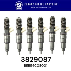 Delphi BEBE4C08001 Volvo Trucks 3829087 3803637 03829087 For D16 D16C Engine TAD1641VE TAD1642VE TAD1643VE TAD1641GE TAD1642GE TWD1643GE TAD1640GE EUI Diesel Injector Euro 3