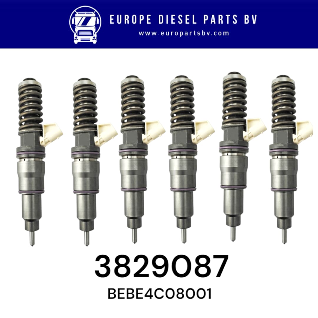 Delphi BEBE4C08001 Volvo Trucks 3829087 3803637 03829087 For D16 D16C Engine TAD1641VE TAD1642VE TAD1643VE TAD1641GE TAD1642GE TWD1643GE TAD1640GE EUI Diesel Injector Euro 3