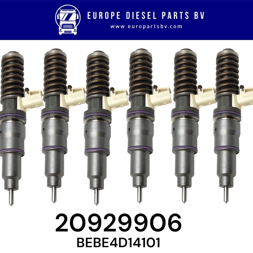 Delphi BEBE4D14101 BEBE4D14001 Volvo Trucks 20929906 20780666 D12 D16 Engine EC700B EC700C EC750D Excavator A40E A40F A40G A45G L350F L350H Loader EUI Diesel Injector