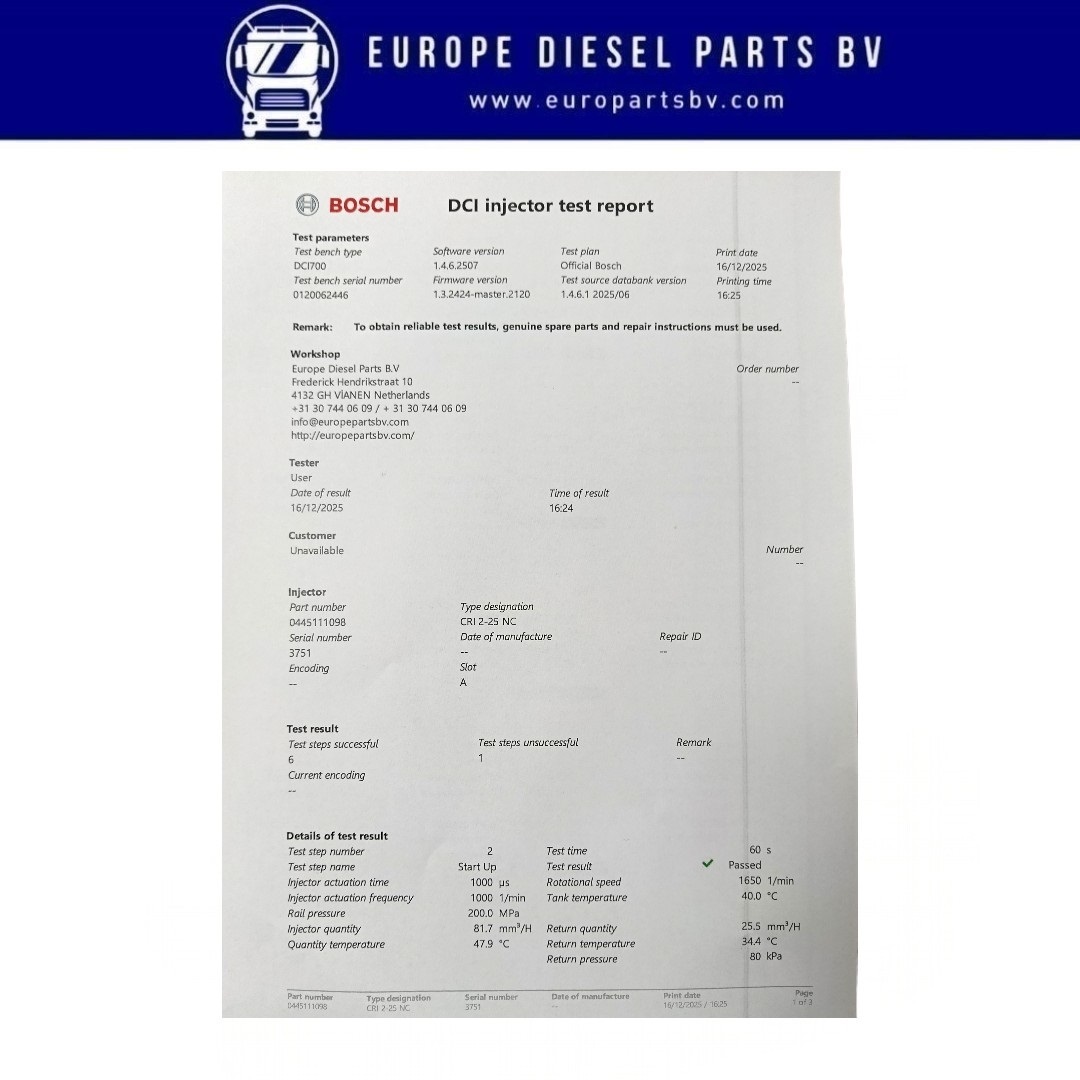 0445111098 TEST REPORT