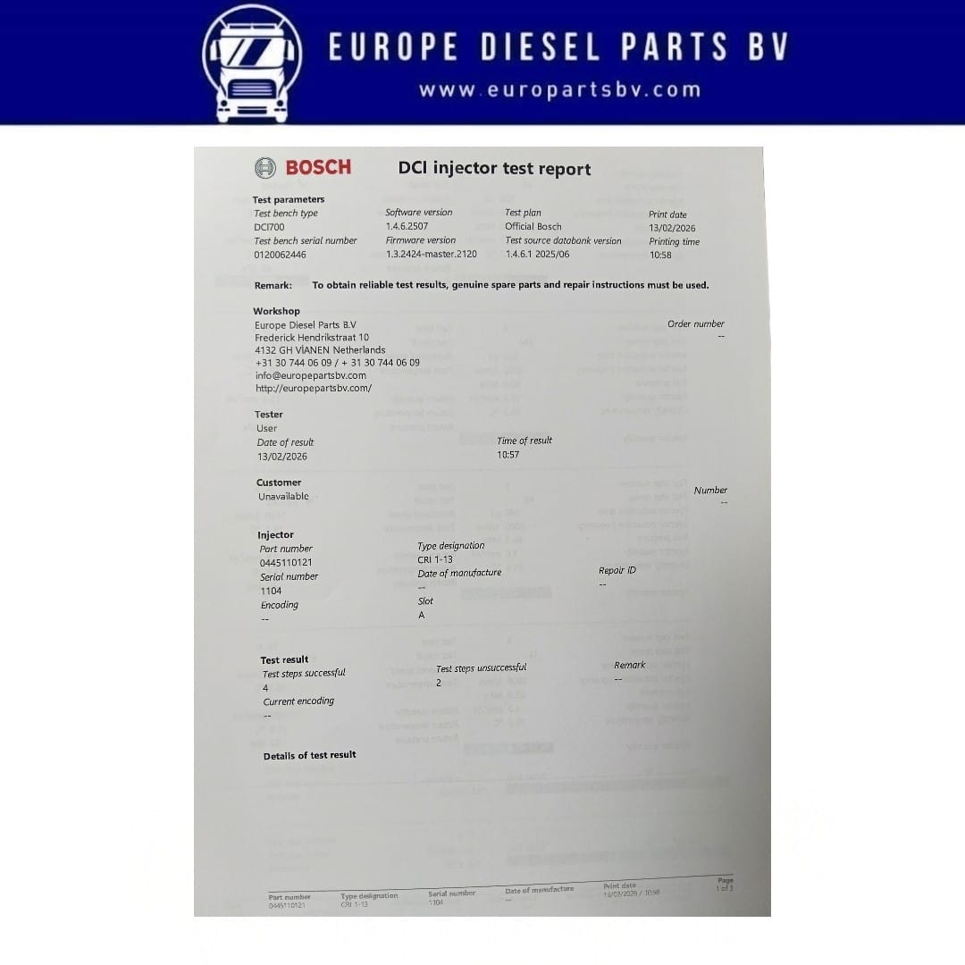0445110121 TEST REPORT